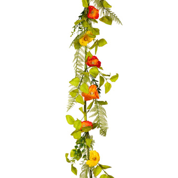 Spring Poppies Garland - My Christmas
