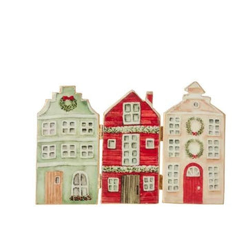 Standing Vintage Wood Village - My Christmas