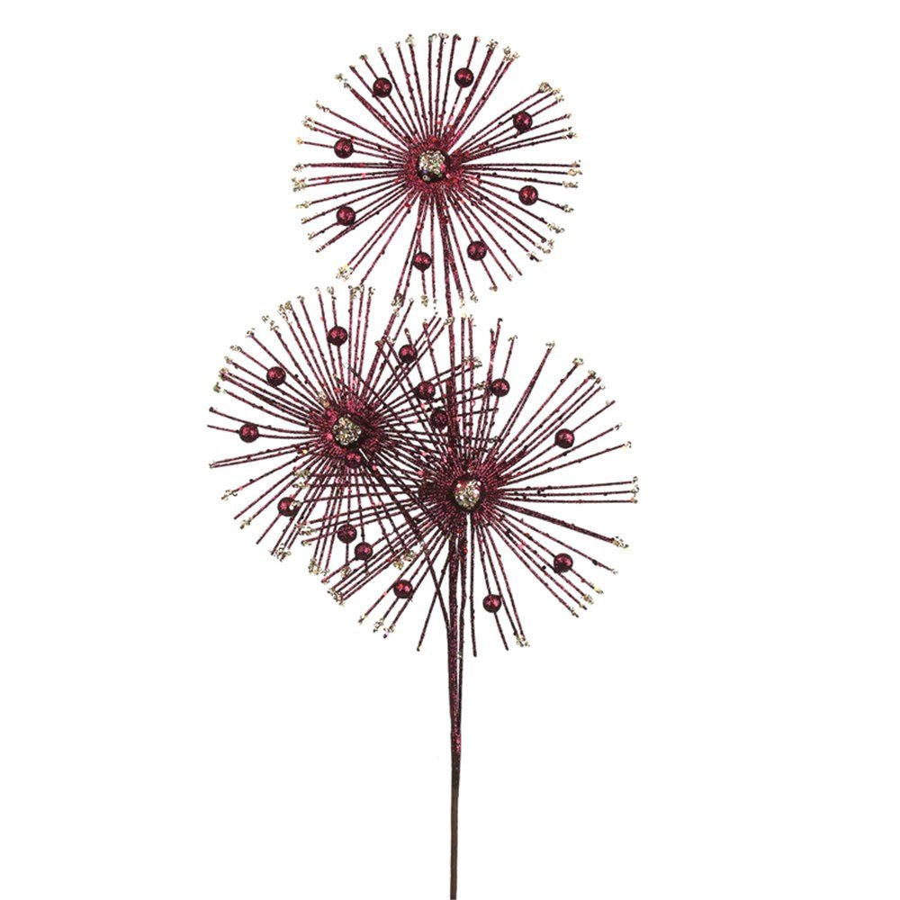 Starburst Plum Pink Glitter Spray - My Christmas