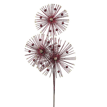 Starburst Plum Pink Glitter Spray - My Christmas