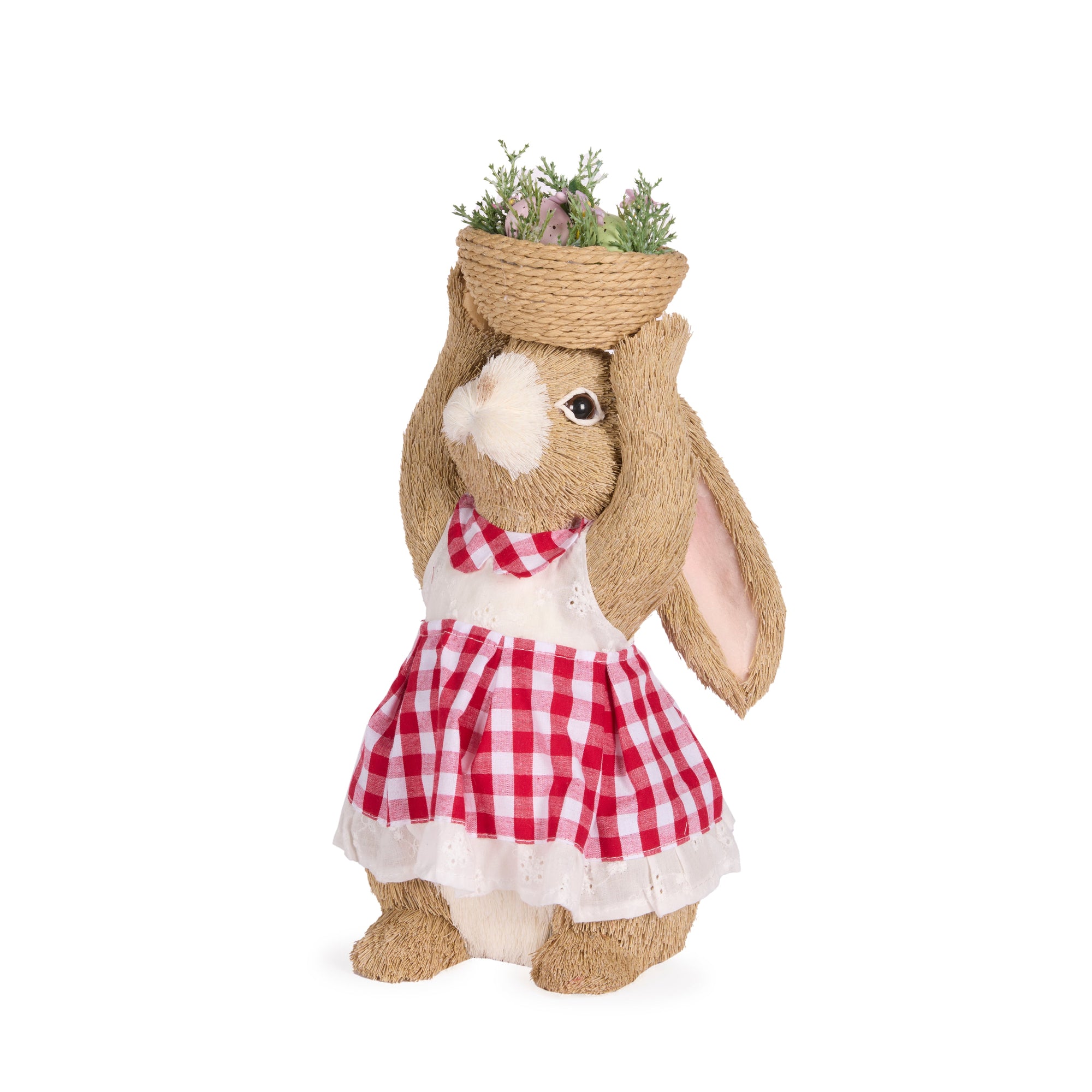 Strawberry Cottage Rabbit with Basket - My Christmas