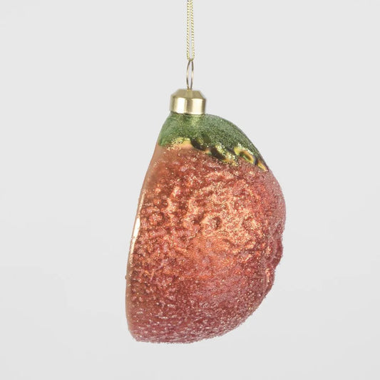 Sugared Orange Glitter Ornament - My Christmas