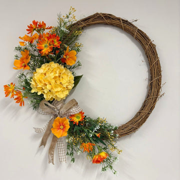 Summer Harvest Bouquet Wreath - My Christmas