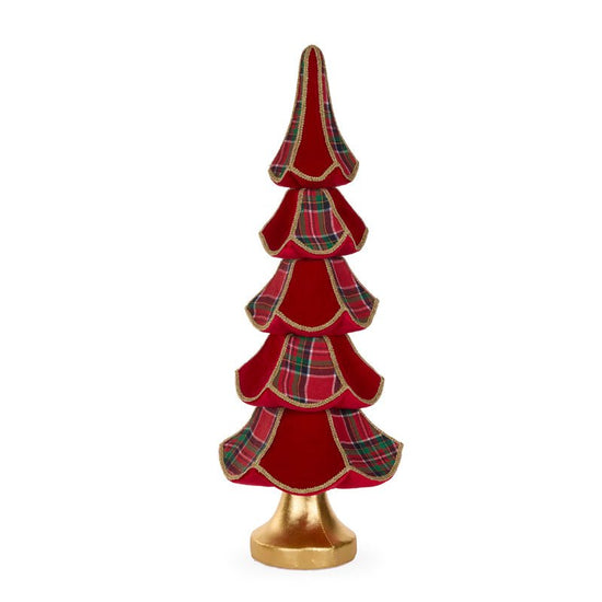 Tartan Layered Tree - 77cm - My Christmas