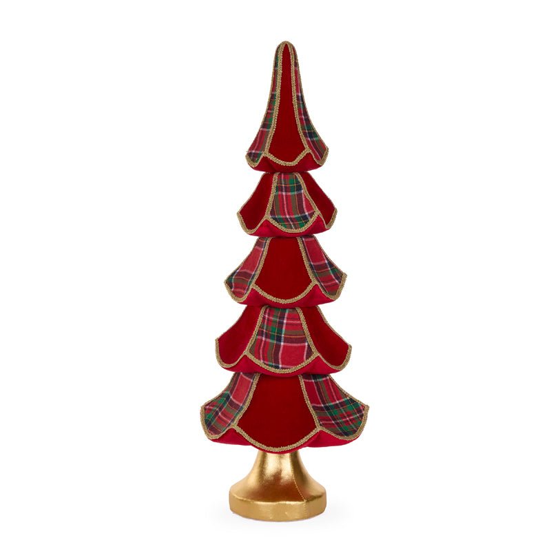 Tartan Layered Tree - 77cm - My Christmas