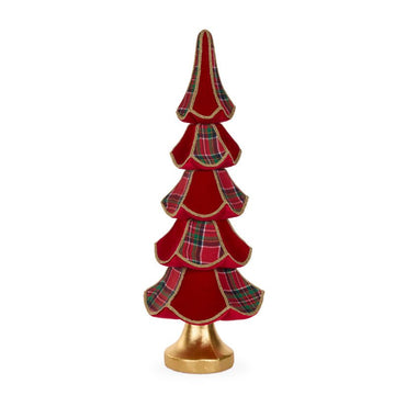 Tartan Layered Tree - 77cm - My Christmas