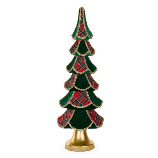 Tartan Layered Tree - 90cm - My Christmas