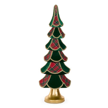 Tartan Layered Tree - 90cm - My Christmas