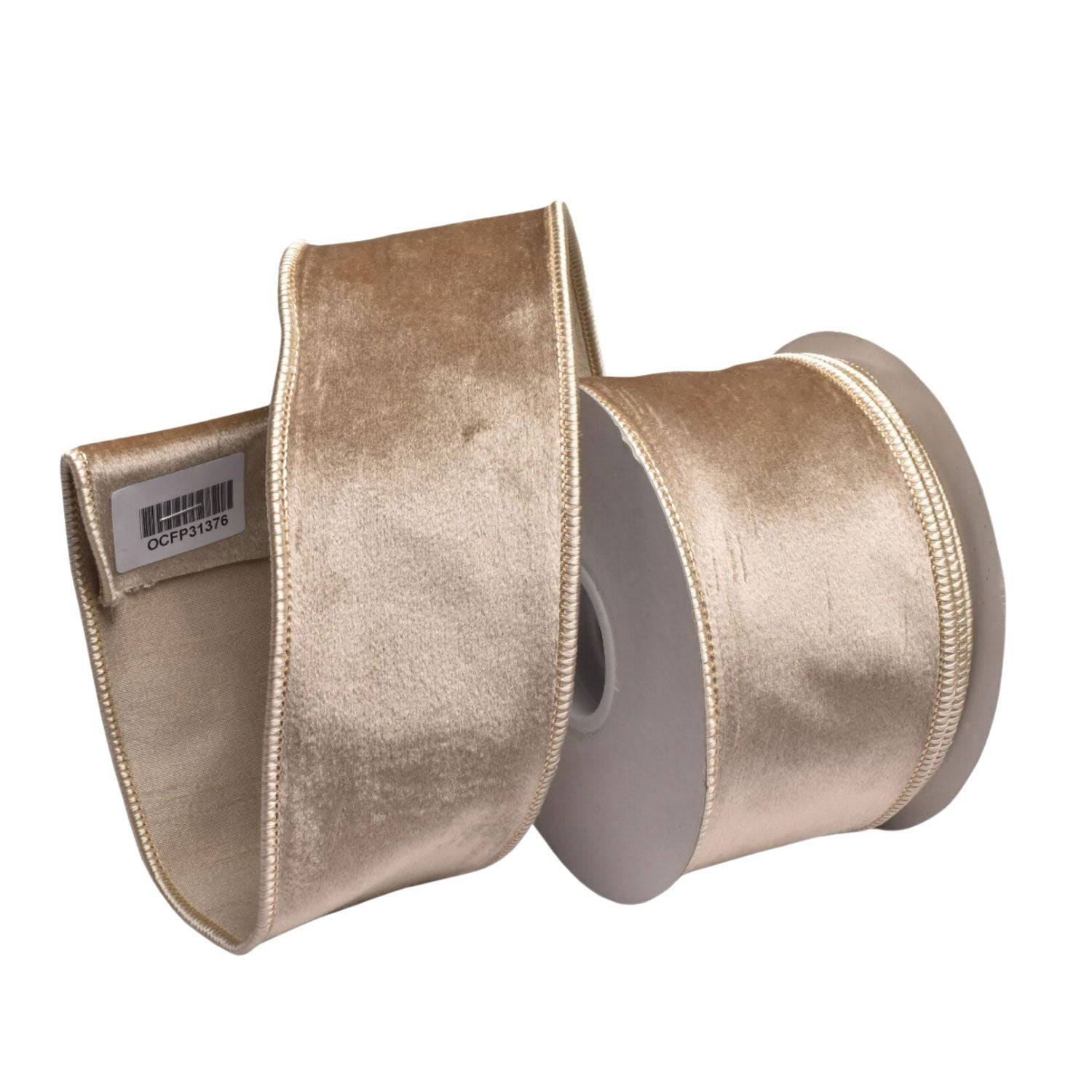 Taupe Ribbon - 64mm - My Christmas