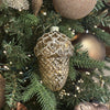 Tawny Acorn Bauble Glass - My Christmas