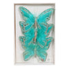 Teal Feather Butterfly - Box of 3 - My Christmas