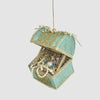 Teal Green Treasure Chest Ornament - My Christmas