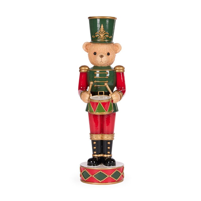 Teddy Bear Nutcracker with Drum - My Christmas