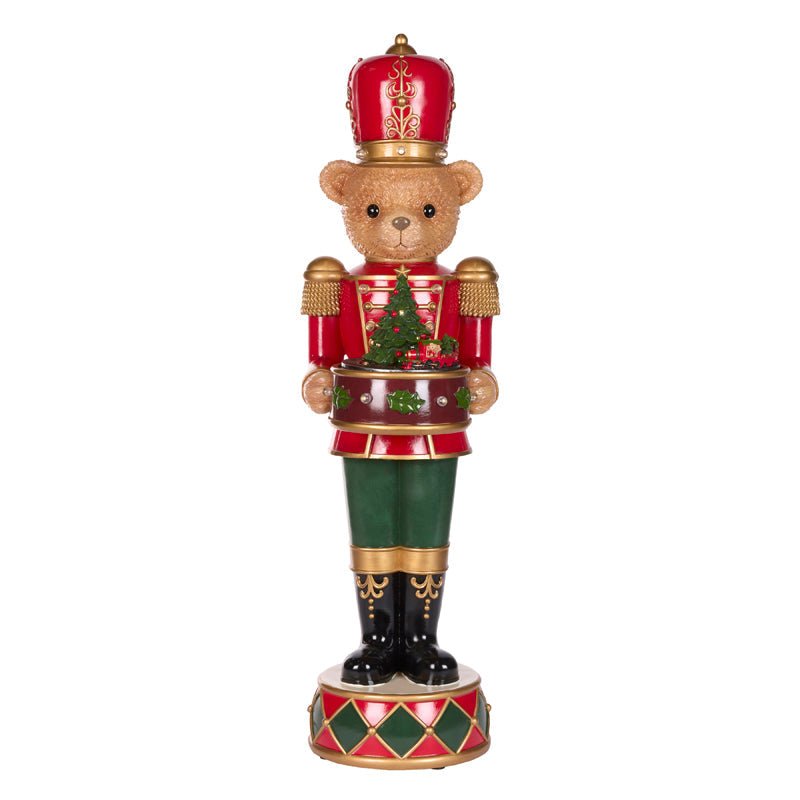 Teddy Bear Nutcracker with Music Box - My Christmas
