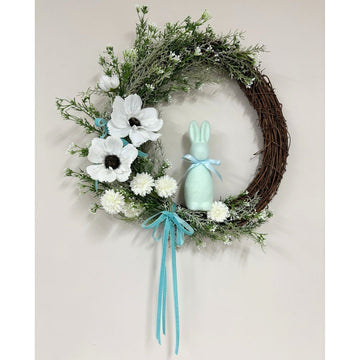 Tiffany Bunny Wreath - My Christmas