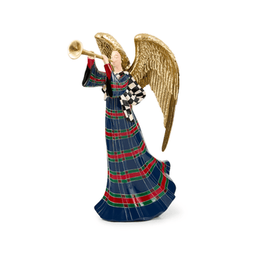 Timeless Tartan Angel Figurine - My Christmas