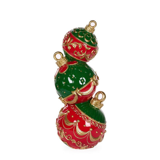 Traditional Elaborate Bauble Stack - My Christmas