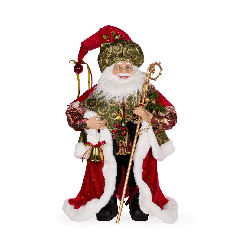 Traditional Fabric Santa - 50cm - My Christmas