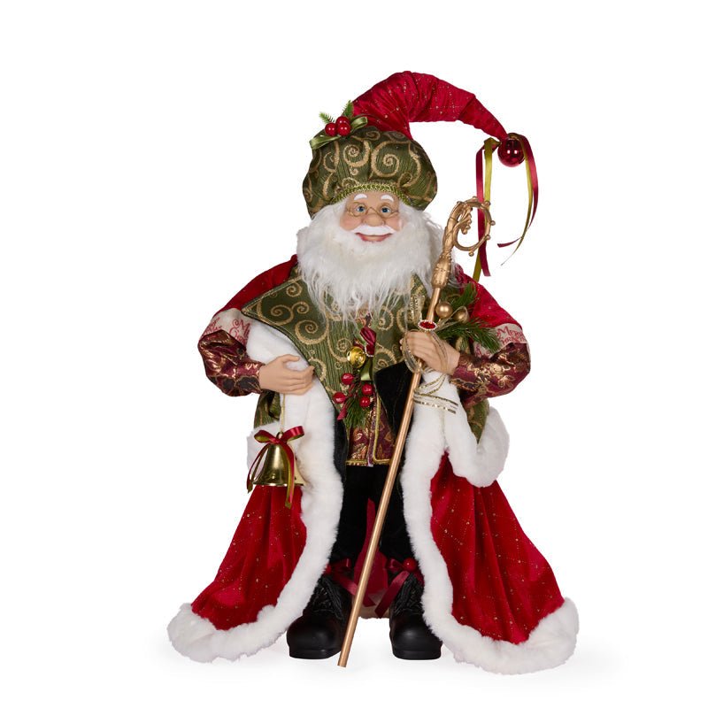 Traditional Fabric Santa - 65cm - My Christmas