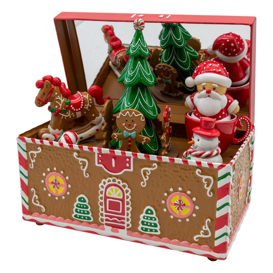 Traditional Gingerbread Musical Gift Box - My Christmas