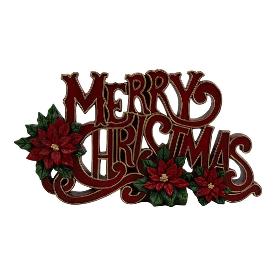 Traditional Merry Christmas Sign - My Christmas