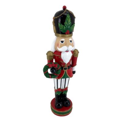 Traditional Nutcracker with Wreath - My Christmas