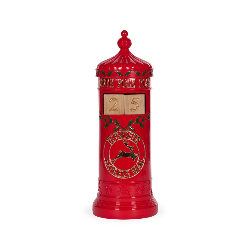 Traditional Red Mailbox Countdown - My Christmas