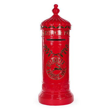 Traditional Red Santa Mailbox - 77cm - My Christmas
