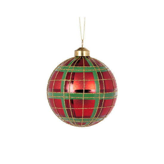 Traditional Tartan Bauble - My Christmas