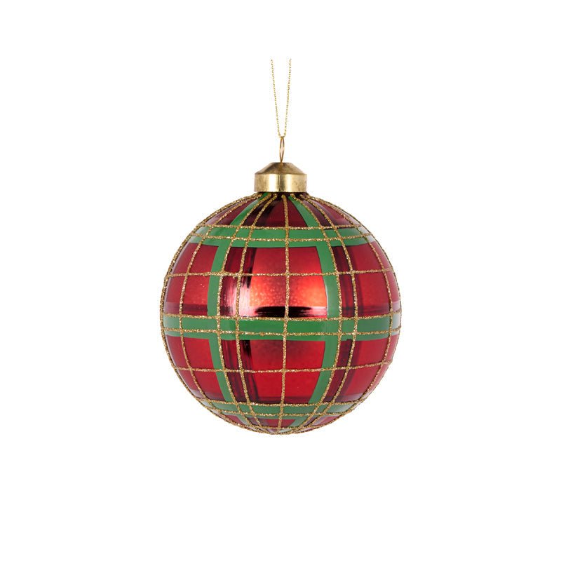 Traditional Tartan Bauble - My Christmas