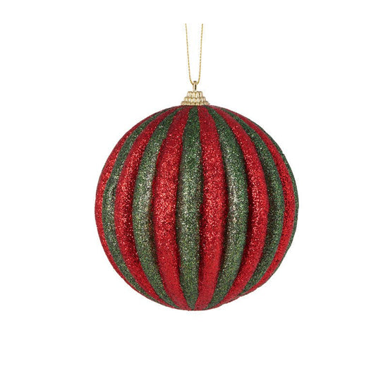 Traditional Textured Rib Bauble - Various Sizes - My Christmas