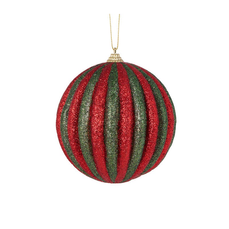 Traditional Textured Rib Bauble - Various Sizes - My Christmas