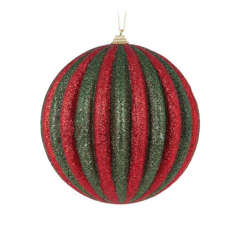 Traditional Textured Rib Bauble - Various Sizes - My Christmas