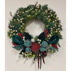 Traditional Tidings Green Wreath with Fruits and Berries - My Christmas