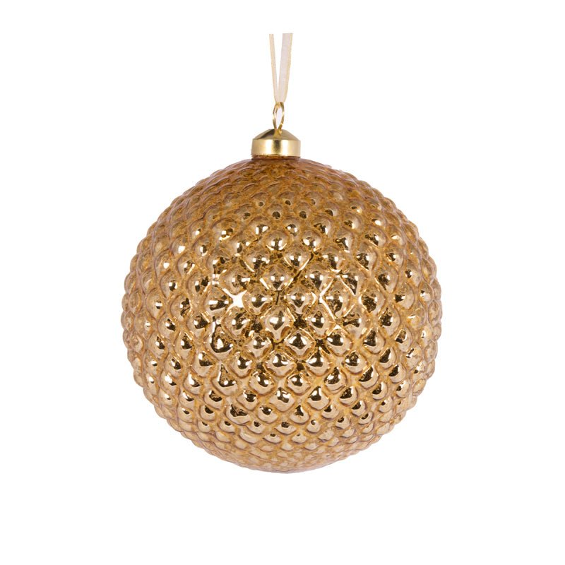 Transparent Smoky Stud Bauble - My Christmas
