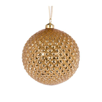 Transparent Smoky Stud Bauble - My Christmas