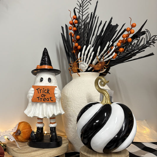 Trick Or Treat Ghost In Boots - My Christmas