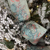 Under the Ocean Embroided Dupion Ribbon - My Christmas
