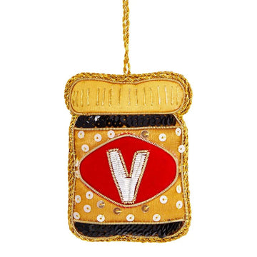 Vegemite Sequin Ornament - My Christmas