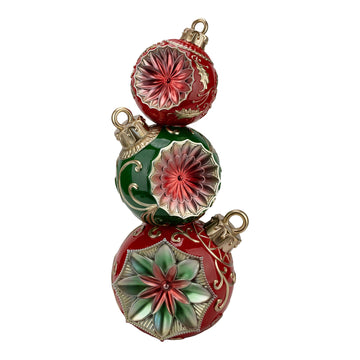 Vintage Ball Stack - 72cm - My Christmas