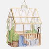 Vintage Green House Ornament - My Christmas