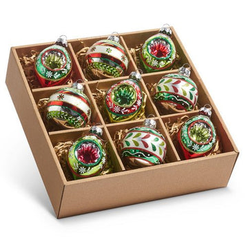 Vintage Ornaments 9cm - Set of 9 - My Christmas