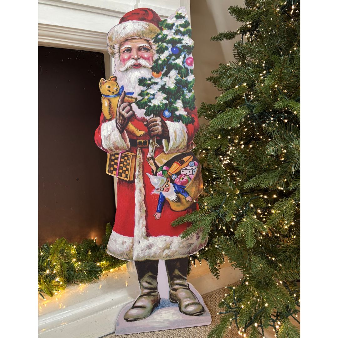 Vintage Santa Floor Piece - My Christmas