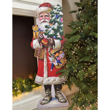 Vintage Santa Floor Piece - My Christmas