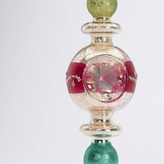 Vintage Stacked Finial Ornament - My Christmas