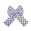 Violet Check Bow - Large - My Christmas