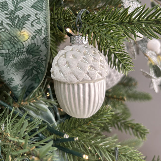 White Acorns - Set of 3 - My Christmas