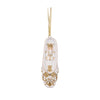 White and Gold Ballet Slippers Hanging Ornaments - Assorted - My Christmas