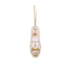 White and Gold Ballet Slippers Hanging Ornaments - Assorted - My Christmas
