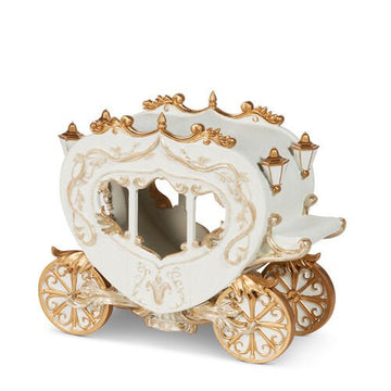 White and Gold Carriage - My Christmas